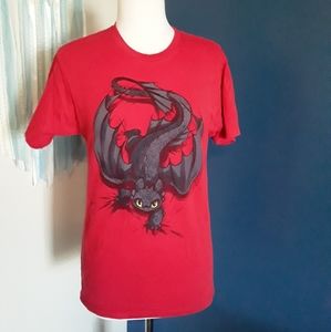 Short-sleeve toothless t-shirt
